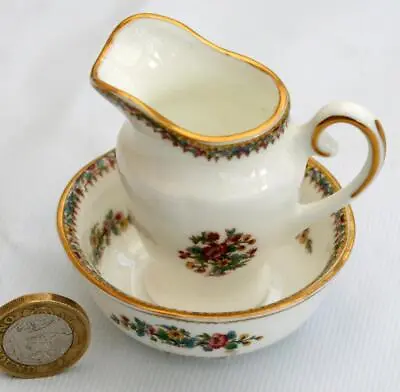 Buy Coalport Miniature Ming Rose Wash/Sugar Bowl & Jug/Creamer/Pitcher • 12£