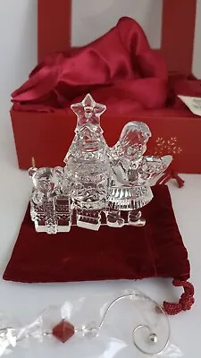Buy Waterford Crystal 2014 Xmas Wonders Ornament Girl Teddy Xmas Tree With Enhancer  • 54.90£