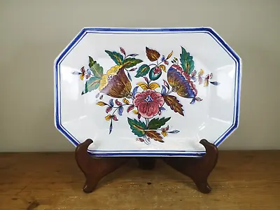 Buy Hand Painted Filcer Rectanguar Dish, Portugal Pottery • 7.50£