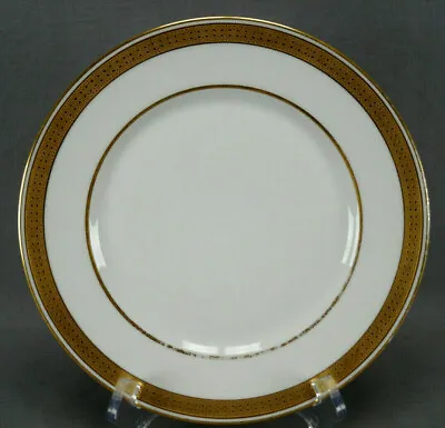 Buy Pair Of Ahrenfeldt Limoges Gold Encrusted 8 1/2 Inch Luncheon Plates C.1894-1939 • 28.77£