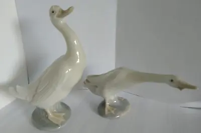 Buy Nao By Lladro Duck Goose Bird Figurine GOOD + Ladro Bird Figurine SLIGHT DAMAGE • 5.99£