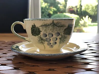 Buy Poole Pottery Tea Cup And Saucer Vineyard Hand-painted • 5£