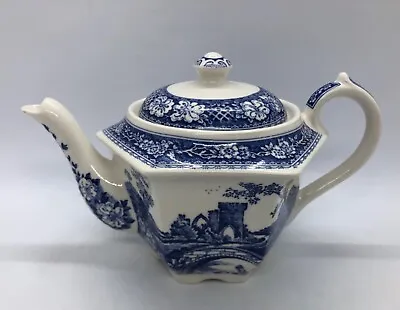 Buy Vintage James Sadler Teapot Blue And White Afternoon Tea Brigadoon • 16.99£