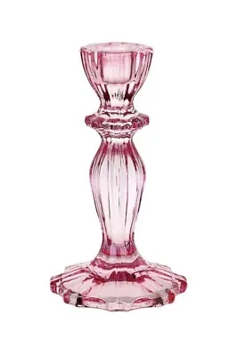 Buy Talking Tables Pink Boho Glass Candle Stick • 6.95£