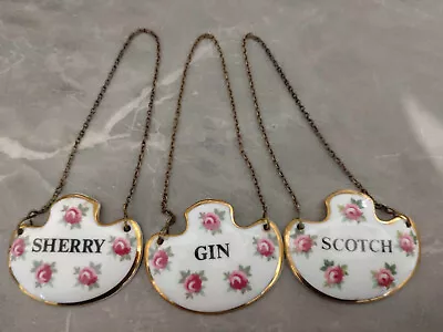 Buy Vintage Royal Adderley Bone China Porcelain Decanter Labels Tags Gin Sherry • 35£