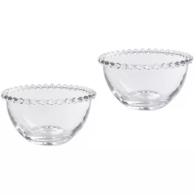Buy Vintage Clear Glass Candy Bowls - Stackable Dessert/Salad/Serving Bowl • 24.15£