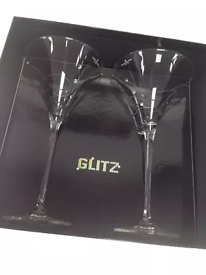 Buy Dartington Crystal Pair Of Glitz Glasses Boxed Martini/ Dessert Glasses  • 9.99£