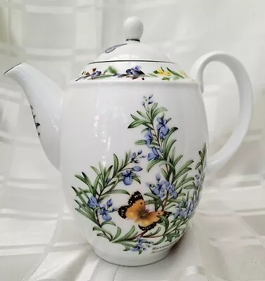 Buy Royal Worcester Herbs Round 2 Pint Coffee Hot Water Pot Excellent Con. • 9.99£