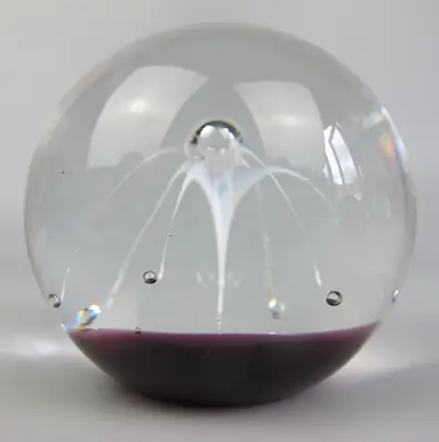 Buy Caithness Glass Paperweight  Carousel . Mauve & Clear. Limited Edition VTG 3.25  • 23.99£