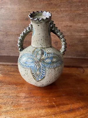 Buy Signed Euriel Damman  Mbatha Rorke's Drift South African Studio Pottery Vase • 45£