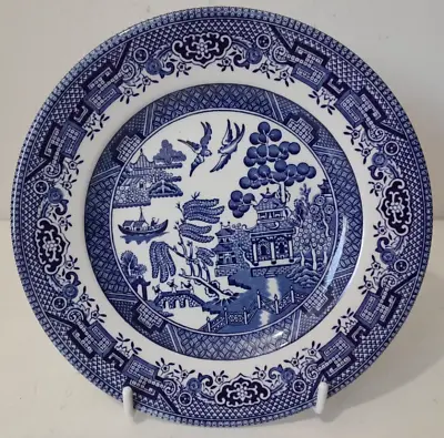 Buy Vintage Churchill China 6.5  SIDE/TEA PLATE Tableware Blue/White Pagoda Pattern • 3.95£