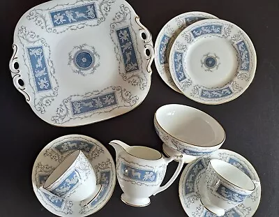 Buy Vintage Coalport Revelry Blue Bone China - Tea For Two Set  • 30£