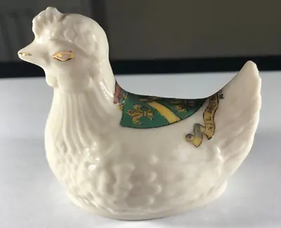Buy Ross On Wye Crested Ware Porcelain Hen Chicken Figurine Arcadian L 6cm China • 3.95£