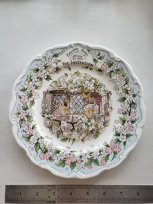 Buy Royal Doulton Brambly Hedge The Invitation Decorative Plate Jill Barklem 1993 • 15£