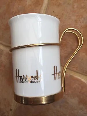 Buy Harrods Knightsbridge ~ Fine Bone China Mug ~ 24k Gold Trim ~ Made In England • 10£