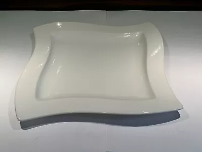 Buy Villeroy & Boch White Fine China Wave Plate 26cm  Used Ex Con • 20£