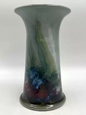 Buy Highland Stoneware Vase Hand Painted Scotland Celadon Rockpool 22cm T2172 C3674 • 24.99£