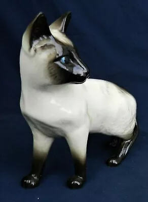 Buy Vintage Beswick Siamese Cat Standing 1897 Blue Eyes 7  Excellent Condition • 18.99£