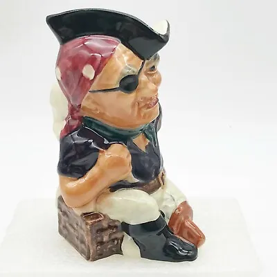 Buy LONG JOHN SILVER PIRATE - HAND PAINTED STAFFORDSHIRE By SHORTER & SON • 9.99£
