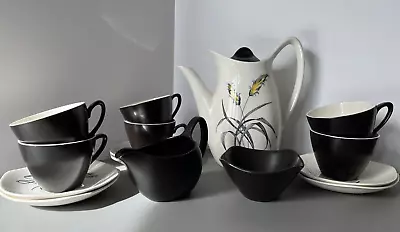 Buy Midwinter Studio Pottery Bali Ha'i Design John Rusell 15pc Coffee Set • 35£