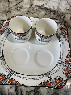 Buy Crown Ducal Orange Tree Egg Cups & Plate Stand Tray 7112701 ~ Build Your Set! • 32£