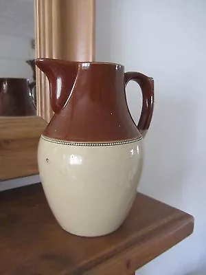 Buy Vintage Langley Mill Pottery - Brown Jug  Leadless Glaze. • 5.99£