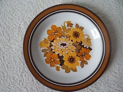 Buy Rare Vintage Retro 1978 Hornsea Pottery Contour Yellow Sunflower 20cm Plate • 10.99£