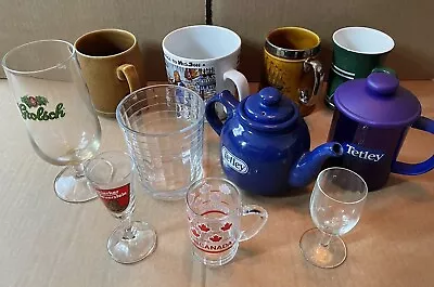 Buy Selection Of Mugs, Glasses & Teapot Incl. Lord Nelson Pottery & Kiln Craft • 19.75£