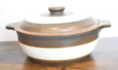 Buy Vintage Denby Russet Pottery Casserole Dish With Lid 1.5L • 15.95£