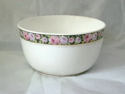 Buy Vintage Plant Tuscan White China Bowl/Sugar Bowl - Rose Pattern • 3.99£