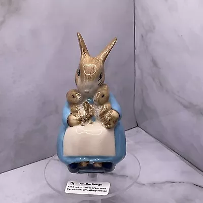 Buy Royal Albert Beatrix Potter “Mrs Rabbit And Bunnies” 🐰 Figurine F Warne 1989 • 12.99£