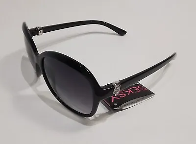 Buy Black Seksy Swarovski Crystal Womens Black Sunglasses Various Designs • 19.99£