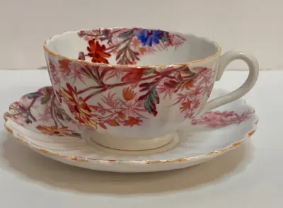 Buy Spode Copeland China Chelsea Garden Tea Cup And Saucer Mustard Trim Excellent • 11.35£