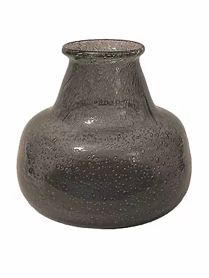 Buy Kosta Boda Art Glass Thick Bubbled Glass Grayish Handblown Vase H998/150 • 148.88£
