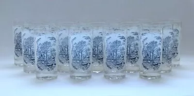 Buy Royal China Currier & Ives (15) Blue And White  The Old Grist Mill  Tumblers • 66.27£