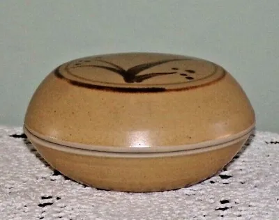 Buy Decorative Studio Pottery Lidded Bowl Floral Trinket Trays Oriental Influence.  • 20£