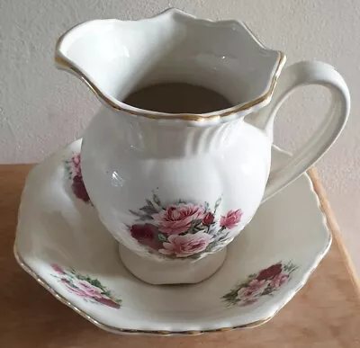 Buy Vintage Staffordshire Maryleigh Pottery Pitcher Jug And Bowl • 14.99£