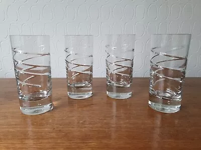 Buy Quality  Swerve Set Of 4 Lead Crystal Highball Glasses • 22.99£