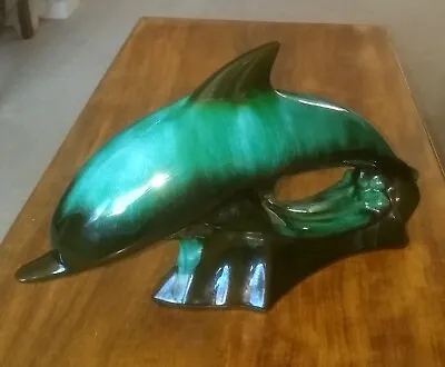 Buy Large Dolphin Studio Pottery Ornament 16 Inch Blue Mountain Canada • 14.99£