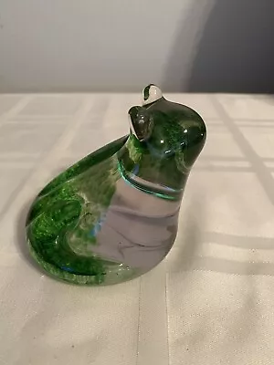 Buy Vintage Wedgewood England Green Glass Frog 3.5 X 4 Inches • 22.73£