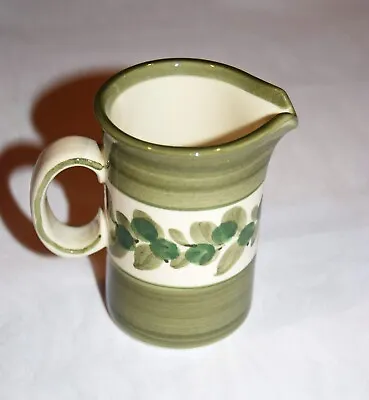 Buy Jersey Pottery Green Leaf Design Cream/Milk Jug • 9.50£