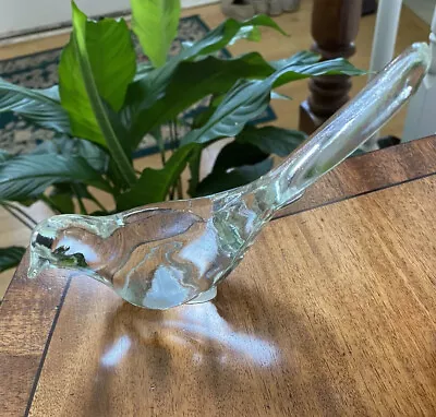 Buy Fenton Art Glass Clear Bird Of Happiness Figurine Paperweight Robin Cardinal  • 15.17£