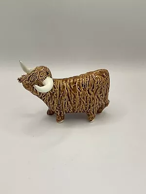 Buy Scottish Spaghetti Highland Cow Castle Wynd Pottery Bull Calf Collectible • 12£