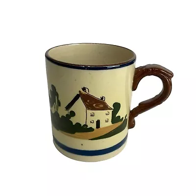Buy Vintage Mottoware Torquay Pottery Devon Mug Cottage 4.5” Tall English Pottery • 17.73£