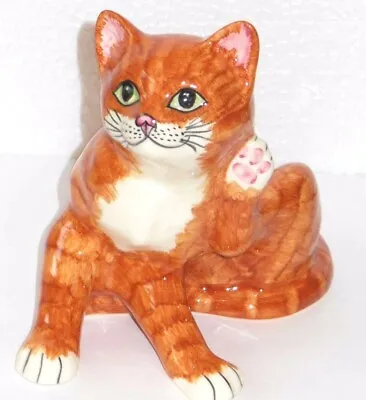 Buy Babbacombe Pottery.  Figurine.  Kitten Scratching   Ginger • 29.50£