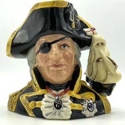 Buy Royal Doulton Vice-Admiral Lord Nelson Character Jug Large D6932 W/COA • 190.38£