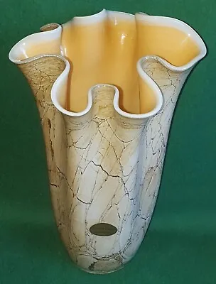 Buy Stunning! Heron Glass International ~ Tall, Handkerchief Style, Glass Vase ~ 15  • 19.99£
