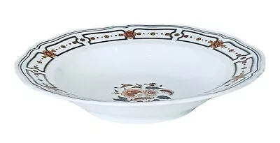 Buy Richard Ginori Italy TAORMINA Porcelain Rust Flowers 7 7/8” Rim Soup Bowl NEW • 34.06£