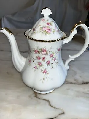 Buy Royal Albert Paragon Victoriana Rose Coffee Tea Pot - Fine Bone China, England • 12.50£