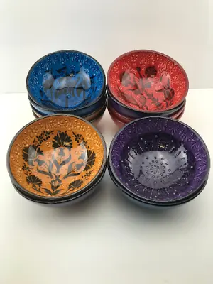 Buy Hand Painted Ceramic Bowls(15 Cm) - Handmade Turkish Pottery • 8.99£
